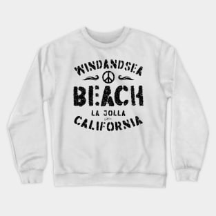 Windandsea Beach, La Jolla, California Crewneck Sweatshirt